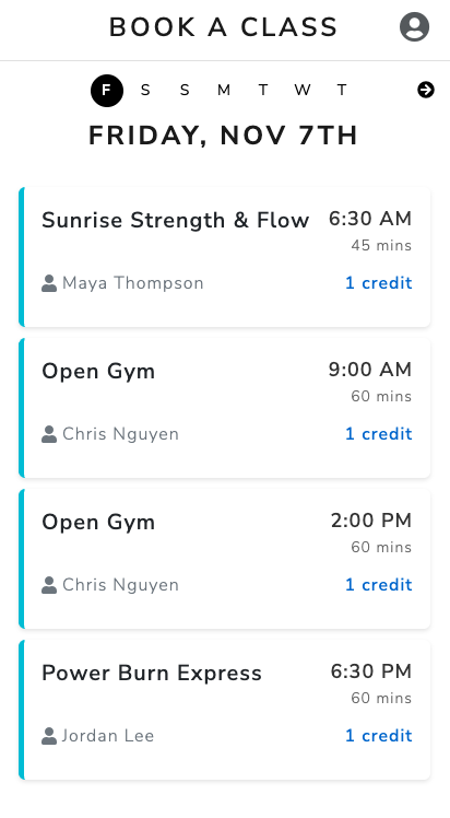 Booking Calendar Demo